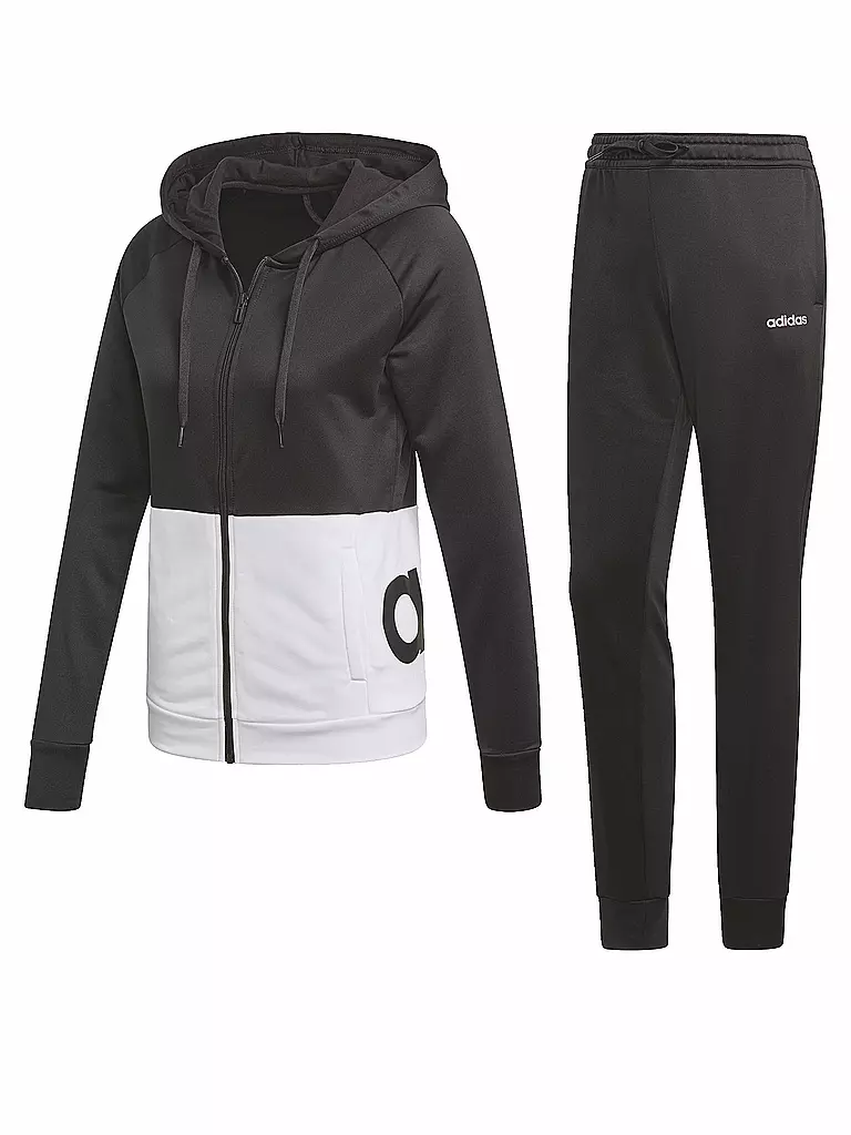 ADIDAS Damen Trainingsanzug Linear Hoodie French Terry